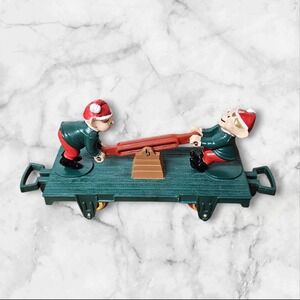 1993 Toy State Industrial North Pole Magic Train Replacement Elf Car Christmas